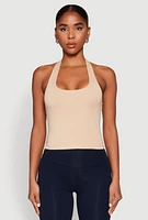 Womens Basic Halter Top,