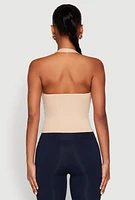 Womens Basic Halter Top,