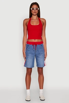 Womens Basic Halter Top,