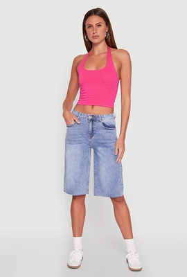 Womens Basic Halter Top,