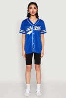 Womens Angel Baseball Jersey,