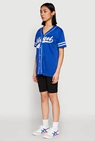 Womens Angel Baseball Jersey,