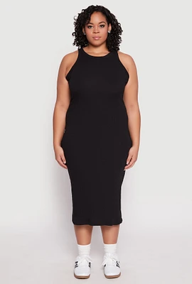 Womens Plus Almost Famous Racerback Tank Dress, 1X