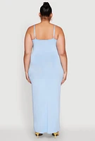 Womens Plus Scoop Neck Cami Dress,