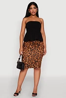 Womens Smocked Back Bubble Hem Blouse,