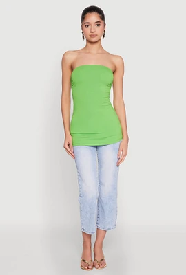 Womens Ruched Side Tube Top,