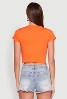 Womens Wild West Laser Cut Graphic Tee,