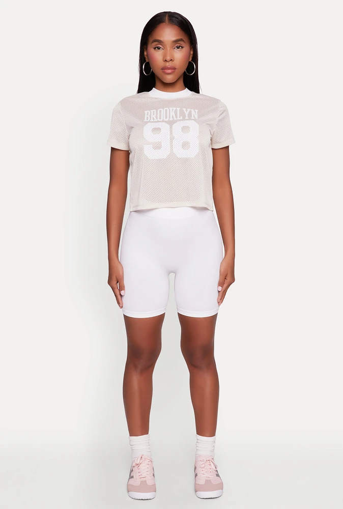 Womens Graphic Jersey Top,