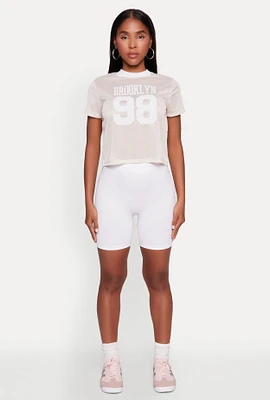Womens Graphic Jersey Top,