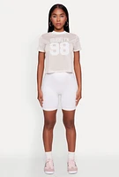 Womens Graphic Jersey Top,