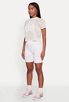 Womens Graphic Jersey Top,