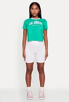 Womens Graphic Jersey Top, M