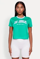 Womens Graphic Jersey Top, M