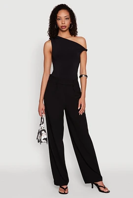 Womens Almost Famous Twist Sleeve Blouse,
