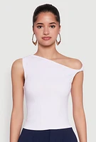 Womens Almost Famous Twist Sleeve Blouse, White, Size XL