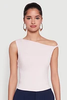Womens Almost Famous Twist Sleeve Blouse, Pink, Size L