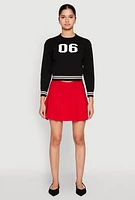 Womens 06 Cropped Sweater, Black,