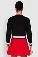 Womens 06 Cropped Sweater, Black,