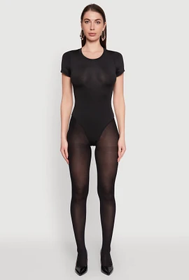 Womens Daisy Crew Neck Bodysuit,