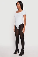 Womens Square Neck Seamless Bodysuit,