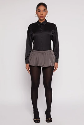 Womens Daisy Micro Bubble Skort, Grey, Size L