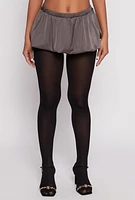 Womens Daisy Micro Bubble Skort, Grey, Size L
