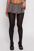 Womens Daisy Micro Bubble Skort, Grey, Size L
