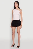 Womens Haute Monde Mini Tiered Skirt,
