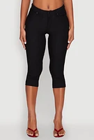 Womens Skinny Hyperstretch Capri Pants, XL