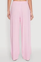 Womens Drawstring Palazzo Pants,