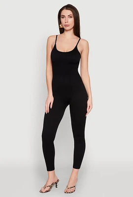 Womens Daisy Seamless Scoop Neck Cami Jumpsuit,