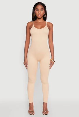 Womens Daisy Seamless Scoop Neck Cami Jumpsuit,