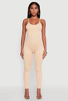 Womens Daisy Seamless Scoop Neck Cami Jumpsuit,