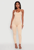 Womens Daisy Seamless Scoop Neck Cami Jumpsuit,