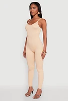 Womens Daisy Seamless Scoop Neck Cami Jumpsuit,
