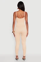 Womens Daisy Seamless Scoop Neck Cami Jumpsuit,