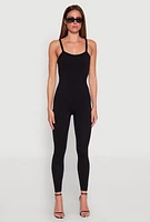 Womens Daisy Seamless Ribbed Knit Catsuit, S