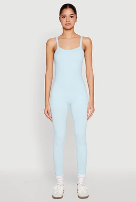 Womens Daisy Seamless Ribbed Knit Catsuit,