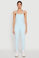 Womens Daisy Seamless Ribbed Knit Catsuit,