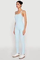 Womens Daisy Seamless Ribbed Knit Catsuit,