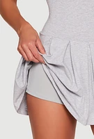 Womens Pleated Skater Dress,