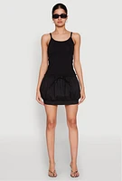 Womens Scoop Neck Bubble Dress,