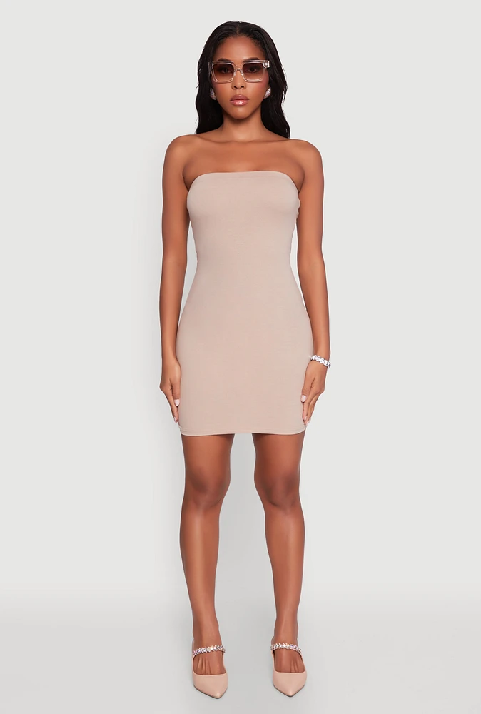 Womens Daisy Mini Tube Dress with Curve Hugging Fit,
