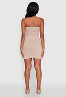 Womens Daisy Mini Tube Dress with Curve Hugging Fit,