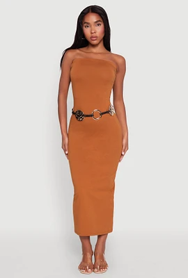 Womens Daisy Maxi Tube Dress,