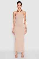 Womens Daisy Maxi Tube Dress,