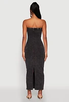 Womens Daisy Mineral Wash Maxi Tube Dress,