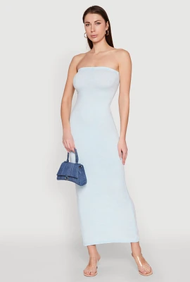 Womens Daisy Mineral Wash Maxi Tube Dress,
