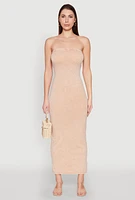 Womens Daisy Mineral Wash Maxi Tube Dress,