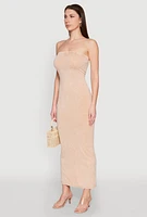 Womens Daisy Mineral Wash Maxi Tube Dress,